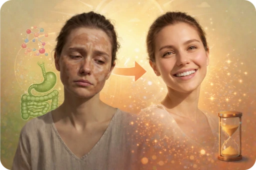 Antes e depois melasma